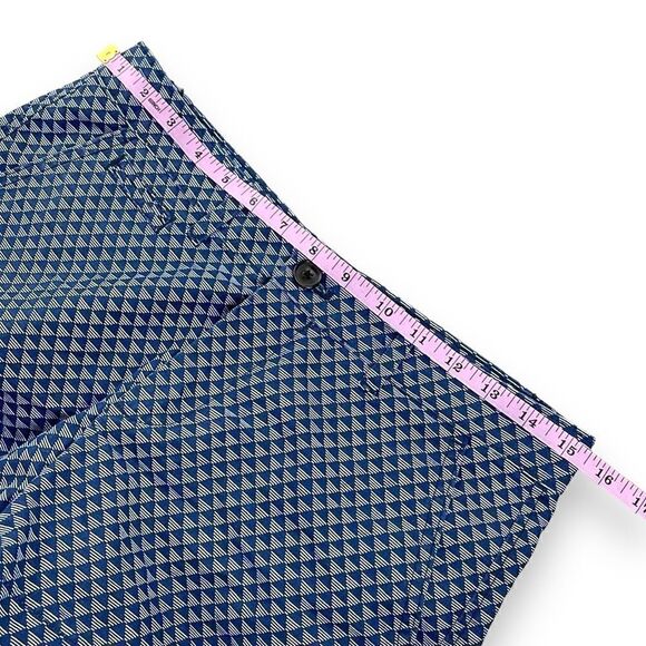 Gap Shorts Womens Size 00 R Blue Diamond Geo Flat‎ Front Short - Picture 5 of 8